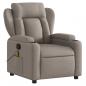 Preview: Massagesessel Taupe Stoff