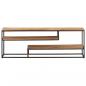 Preview: TV-Schrank 130x30x45 cm Akazie Massivholz