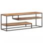 Preview: TV-Schrank 130x30x45 cm Akazie Massivholz