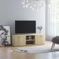 Preview: ARDEBO.de - TV-Schrank Sonoma-Eiche 120x34x37 cm Holzwerkstoff