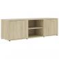 Preview: TV-Schrank Sonoma-Eiche 120x34x37 cm Holzwerkstoff