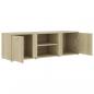 Preview: TV-Schrank Sonoma-Eiche 120x34x37 cm Holzwerkstoff