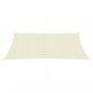 Preview: Sonnensegel 160 g/m² Creme 2x2,5 m HDPE