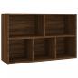 Preview: Bücherregal/Sideboard Braun Eiche 50x25x80 cm Holzwerkstoff