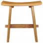 Preview: Hocker Massivholz Teak