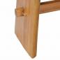 Preview: Hocker Massivholz Teak