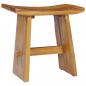 Preview: Hocker Massivholz Teak