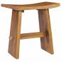 Preview: Hocker Massivholz Teak