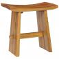 Preview: Hocker Massivholz Teak