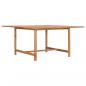 Preview: ARDEBO.de - Gartentisch 150x150x76 cm Massivholz Teak