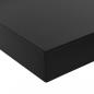 Preview: Schweberegale 2 Stk. Schwarz 80x20x3,8 cm