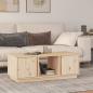 Preview: ARDEBO.de - Couchtisch 110x50x40 cm Massivholz Kiefer