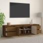 Preview: TV-Schrank Honigbraun 176x37x47,5 cm Massivholz Kiefer