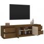 Preview: TV-Schrank Honigbraun 176x37x47,5 cm Massivholz Kiefer