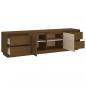 Preview: TV-Schrank Honigbraun 176x37x47,5 cm Massivholz Kiefer