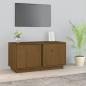 Preview: ARDEBO.de - TV-Schrank Honigbraun 80x35x40,5 cm Massivholz Kiefer