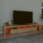 Preview: TV-Schrank mit LED-Leuchten Sonoma-Eiche 230x36,5x40 cm