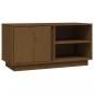 Preview: TV-Schrank Honigbraun 80x35x40,5 cm Massivholz Kiefer