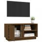 Preview: TV-Schrank Honigbraun 80x35x40,5 cm Massivholz Kiefer