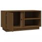 Preview: TV-Schrank Honigbraun 80x35x40,5 cm Massivholz Kiefer