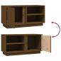 Preview: TV-Schrank Honigbraun 80x35x40,5 cm Massivholz Kiefer