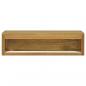 Preview: Wand-Badschrank 110x45x30 cm Teak Massivholz