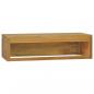 Preview: Wand-Badschrank 110x45x30 cm Teak Massivholz