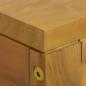 Preview: Wand-Badschrank 110x45x30 cm Teak Massivholz