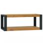 Preview: ARDEBO.de - Wand-Badregal 90x45x35 cm Massivholz Teak