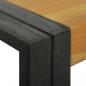 Preview: Wand-Badregal 90x45x35 cm Massivholz Teak