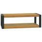 Preview: ARDEBO.de - Wand-Badregal 110x45x35 cm Massivholz Teak