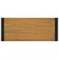 Preview: Wand-Badregal 110x45x35 cm Massivholz Teak