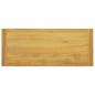 Preview: Wand-Badregal 110x45x35 cm Massivholz Teak