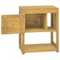 Preview: Badschrank 60x40x75 cm Massivholz Teak