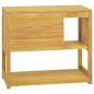 Preview: ARDEBO.de - Badschrank 85x40x75 cm Massivholz Teak