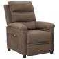 Preview: ARDEBO.de - Massagesessel Taupe Stoff