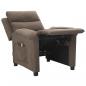 Preview: Massagesessel Taupe Stoff