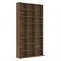 Preview: CD-Regal Braun Eichen-Optik 102x23x177,5 cm Holzwerkstoff