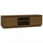 Preview: TV-Schrank Honigbraun 140x35x40 cm Massivholz Kiefer