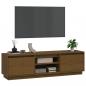 Preview: TV-Schrank Honigbraun 140x35x40 cm Massivholz Kiefer