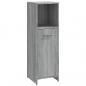 Preview: Badschrank Grau Sonoma 30x30x95 cm Holzwerkstoff