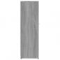 Preview: Badschrank Grau Sonoma 30x30x95 cm Holzwerkstoff