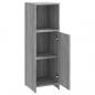 Preview: Badschrank Grau Sonoma 30x30x95 cm Holzwerkstoff