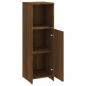 Preview: Badschrank Braun Eichen-Optik 30x30x95 cm Holzwerkstoff