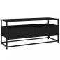 Preview: TV-Schrank Schwarz 100x35x45 cm Holzwerkstoff