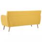 Preview: 3-Sitzer-Sofa Stoff 172x70x82 cm Gelb