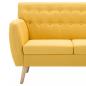 Preview: 3-Sitzer-Sofa Stoff 172x70x82 cm Gelb