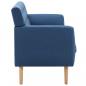 Preview: 3-Sitzer-Sofa Stoff 172x70x82 cm Blau