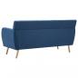 Preview: 3-Sitzer-Sofa Stoff 172x70x82 cm Blau