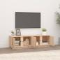 Preview: TV-Schrank 140x40x40 cm Massivholz Kiefer